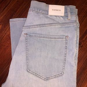 Express bell bottom - Flare / high rise light wash Jeans